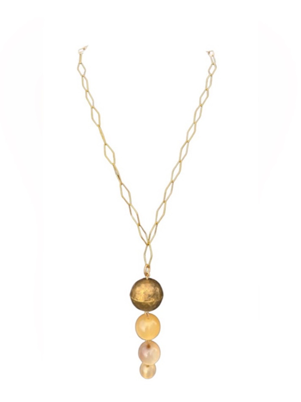 Art on a Chain Spherical Necklace - Picture 4 of 4